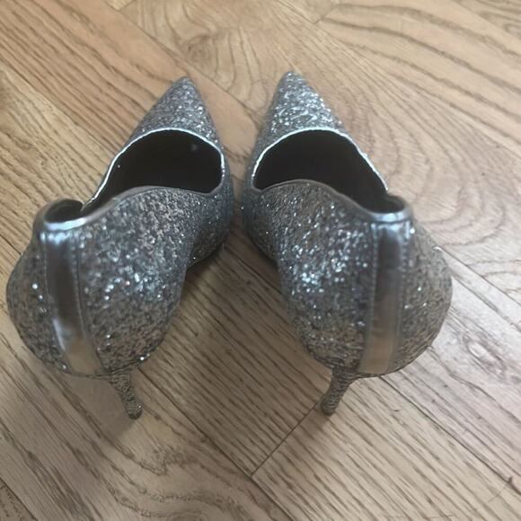 NWOT SCHUTZ‎ SILVER PUMPS SIZE 8 B - Picture 2 of 5
